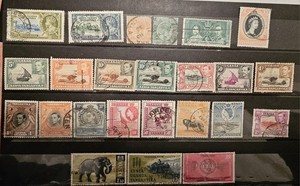 british colonies territories stamps Kenya, Uganda, Tanganika