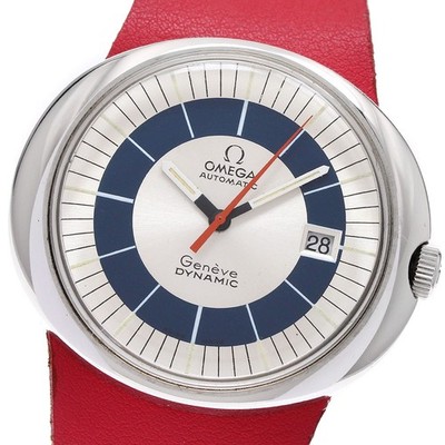 OMEGA Geneve Dynamic TOOL107 Date Silver / Blue Dial Automatic Men's_934918