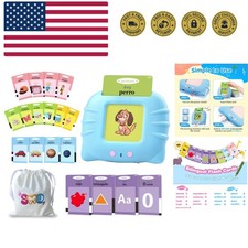 Spanish Flash Cards for Kids,Bilingual Flash Cards for Toddler/Beginning - AB...