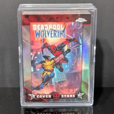 2025 Topps Chrome Deadpool COMPLETE Cover Stars Base set #CS-1 - CS-30 + Case