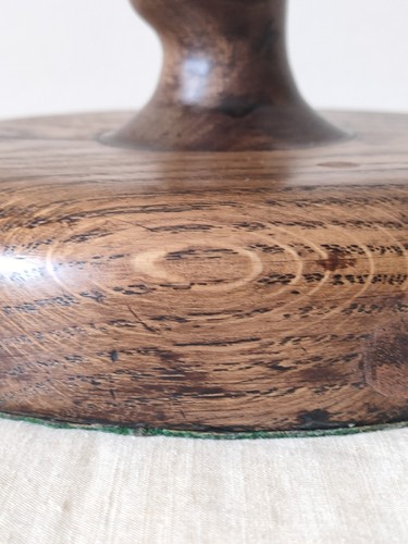 Antique Vintage Barley Twist Table Lamp Wood - Lovely Patina & Colour - Picture 7 of 13