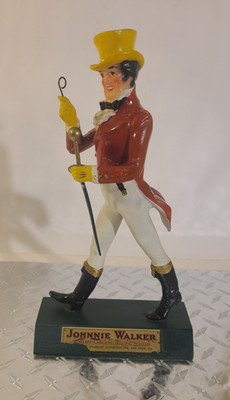 JOHNNIE WALKER WOOD & COMPOSITE STATUE ADVERTISING SOMERSET IMPORTERS