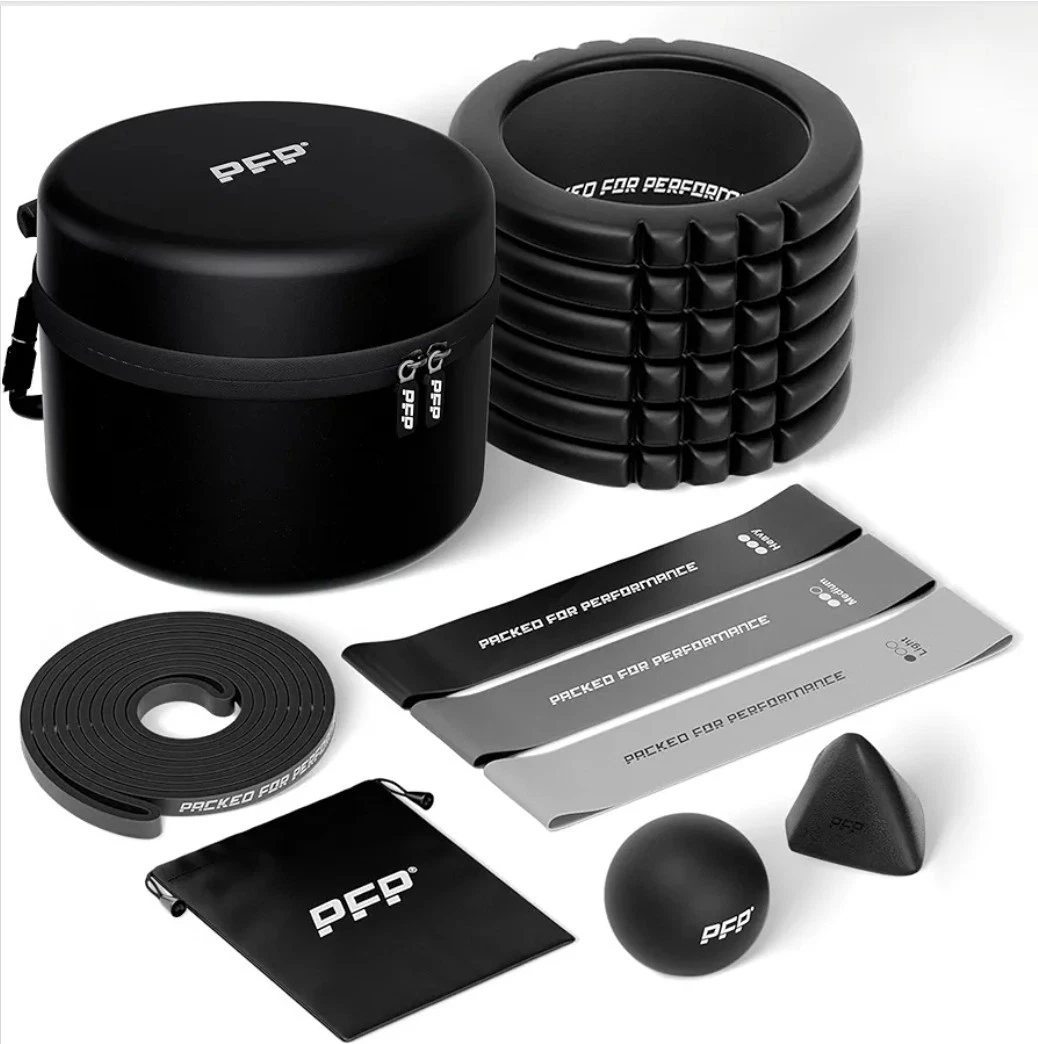 6-Piece Workout Set - Mobility Pack Exercise Recovery Tools for Athletes