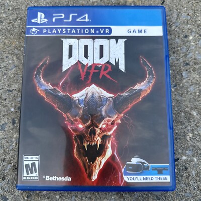 Doom VFR PS4 PlayStation 4 2017 Playstation Vr Game Bethesda