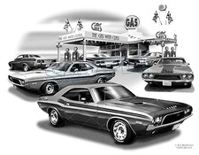 Challenger 197219731974 Rt Muscle Car Art Print 4303 Free Usa Shipping Challenger 197219731974 Rt Muscle Car Art Print 4303 Free Usa Shipping