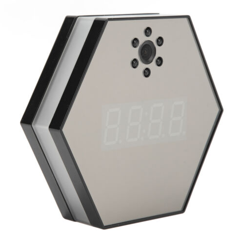 Security Camera Alarm Clock FHD1080P Wireless Wifi Surveillance Camera 2 Way FD5 - Afbeelding 1 van 12