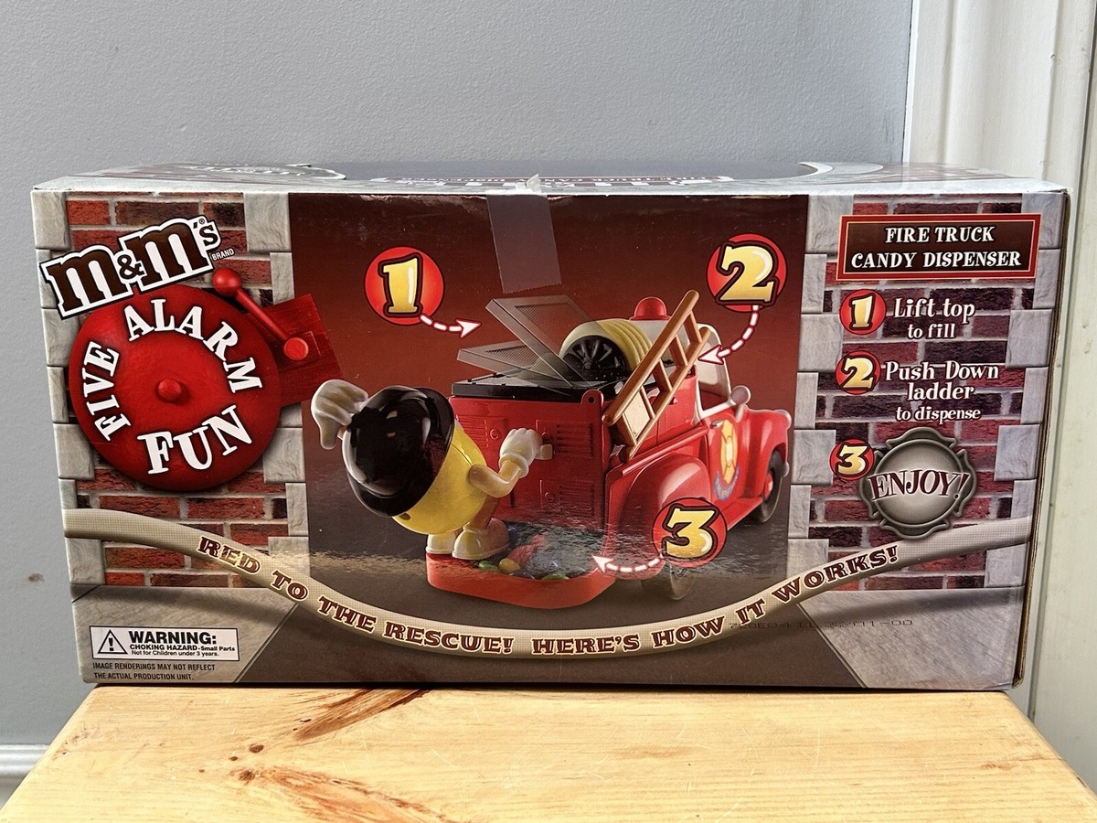 M&M's Official Limited Edition Collectible FIRE TRUCK CANDY