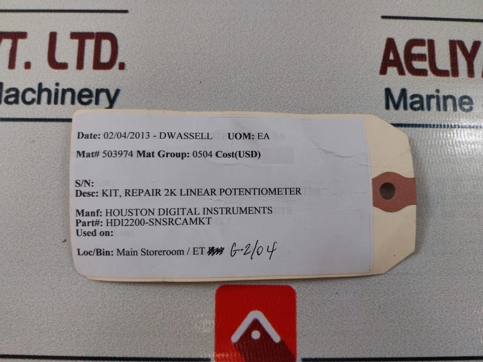Houston Digital Instruments HDI2200-SNSRCAMKT 2K Linear Potentiometer - Image 2 of 4