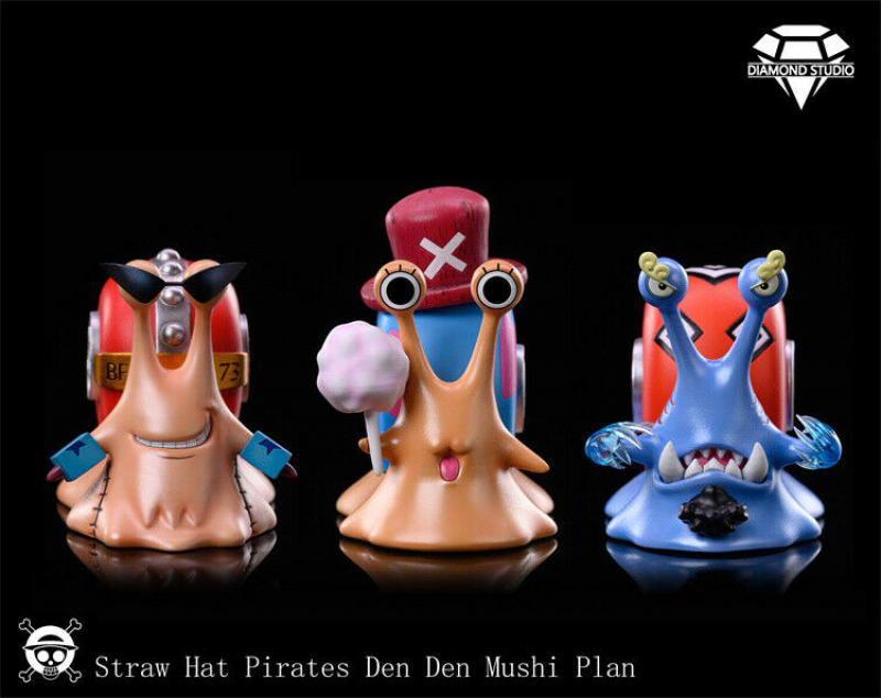 Den Den Mushi Resin Chopper Franky Jinbe Diamond studio Straw Hat
