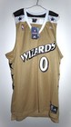 New Washington Wizards Gilbert Arenas Adidas Gold Swingman Jersey XXL 2XL