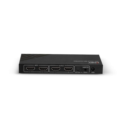 Lindy 2x2 HDMI 18G Matrix Switch 38302 - Neuware - Bild 2 von 3
