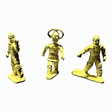 Vintage Marx Tom Corbett Rex Mars Space Playset Yellow Alien Figure Ray Gun Lot
