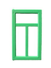 Playmobil Fenster Fensterflügel Fenstereinsatz 38x65 mm türkis schmal 3988 6294