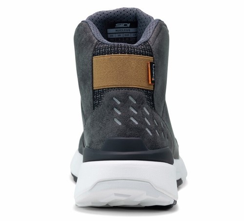 SCARPE MOTO CITY TOURING SIDI NUCLEUS SUEDE WP IMPERMEABILI BLACK NERO TG 45 - Foto 5 di 6