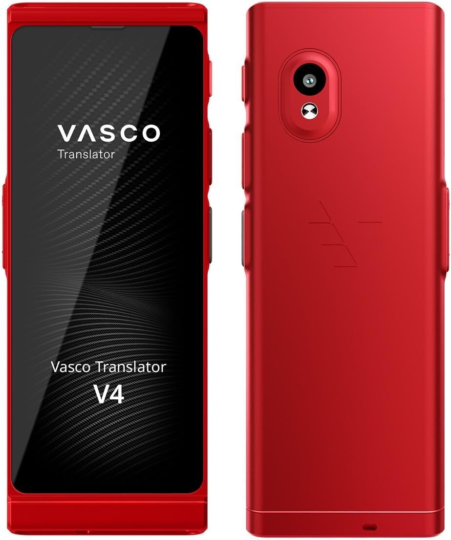 Vasco Translator V4 Ruby Red Language Device 108 Languages