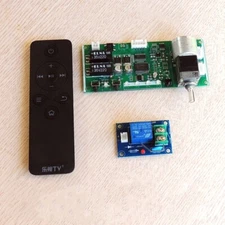 Volume Control Board with Motor Potentiometer + Power Supply Control Board