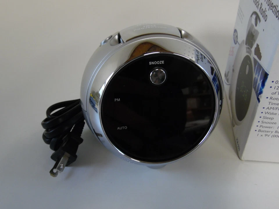 jensen am/fm projection clock radio, in original plastic JCR-222 - Image 2 of 4