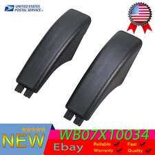 2PCS WB07X10034 for GE Range Oven Door Handle Black End Cap