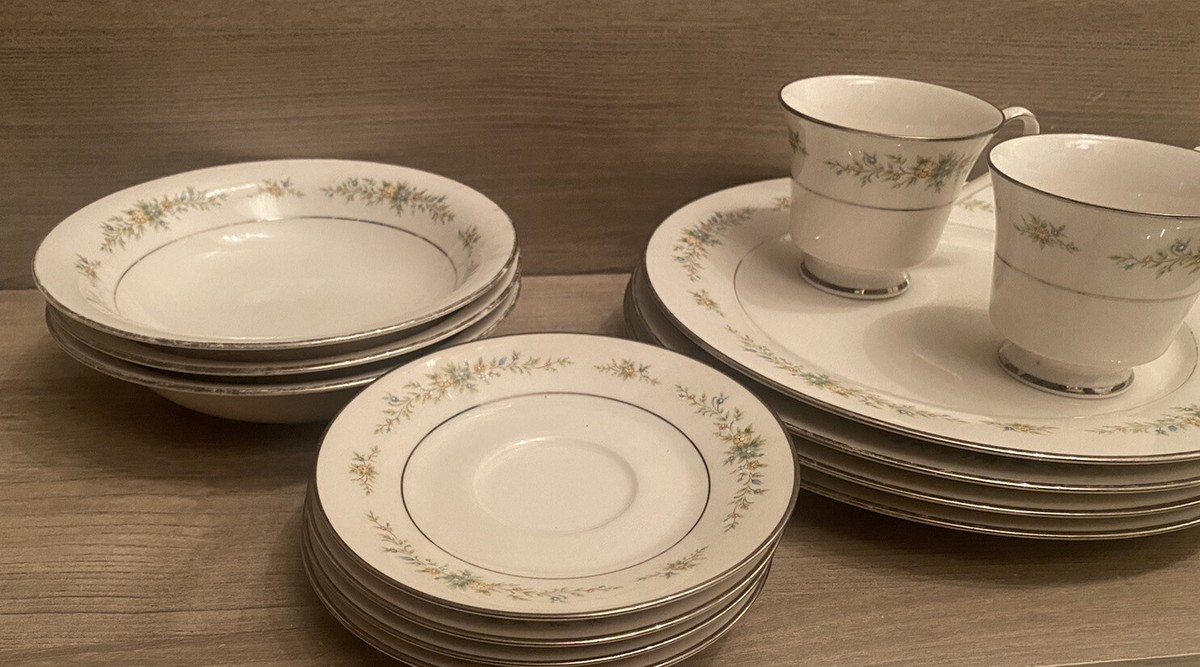 Noritake Ivory China Christina Pattern # 7056 Set Of 24 Pcs | eBay