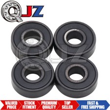  4-Pack 608-2RS ABEC-3 -Black Miniature Ball Bearing 8mm ID x 22mm OD x 7mm W 