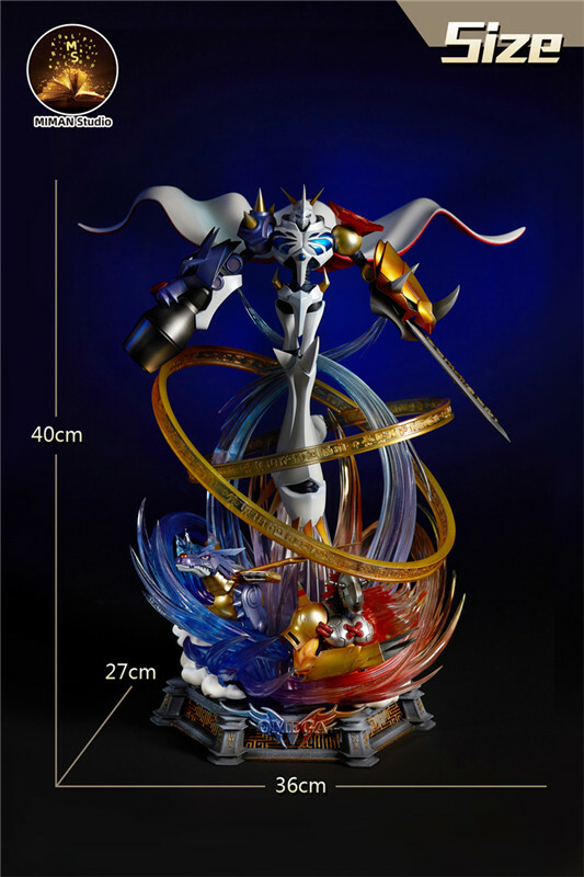Omegamon Statue Resin Miman Studio Digimon monster Model