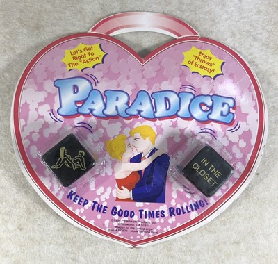 Vintage Pipedream Products Erotic Dice Fun Romantic Couples Foreplay Adult