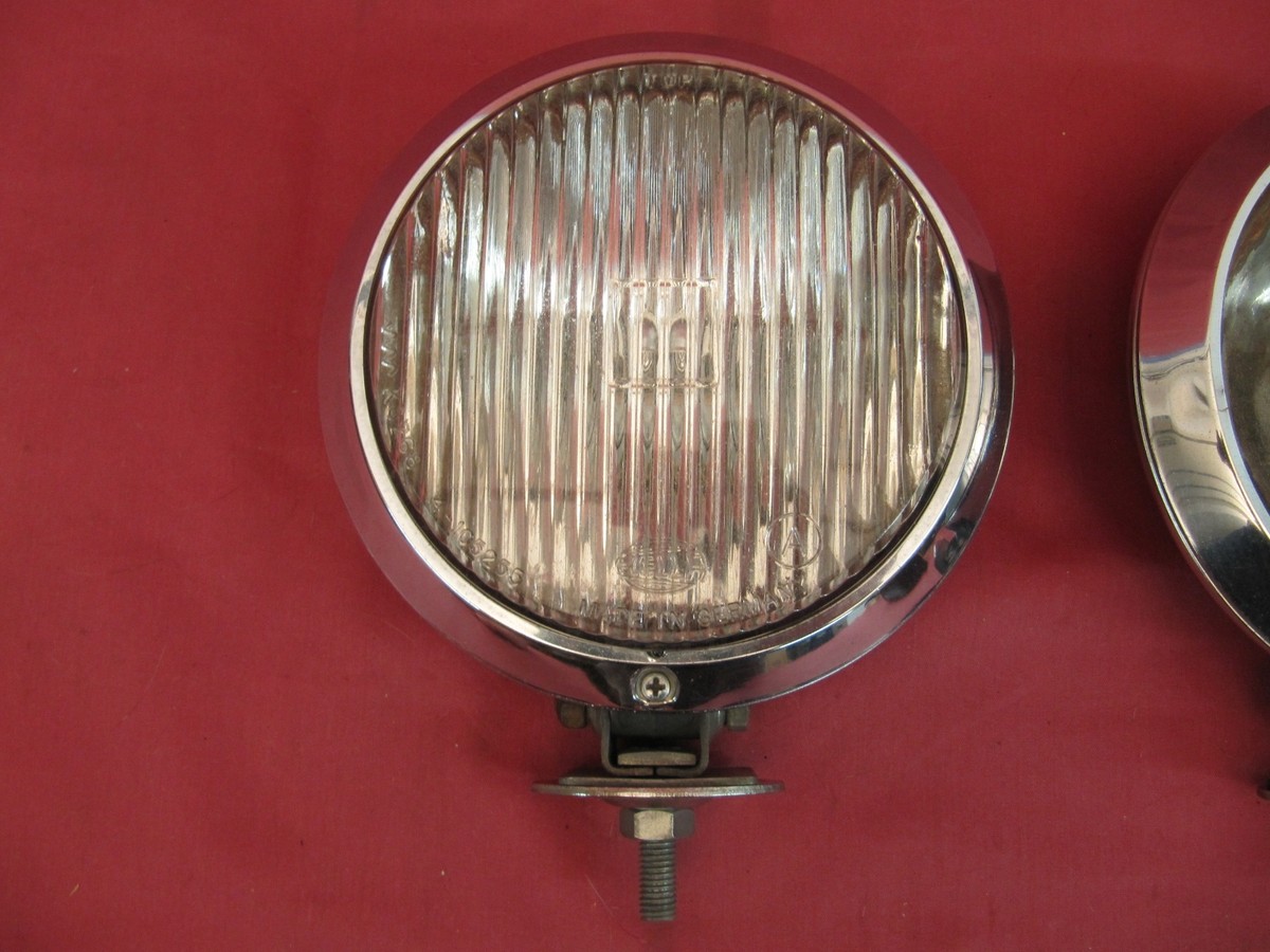 Vintage German Hella 170 Chrome 170mm Fog Lights | eBay