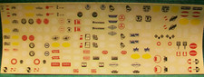 RACING WATER SLIDE DECALS 1:24  1:25 SCALE MODEL CARS