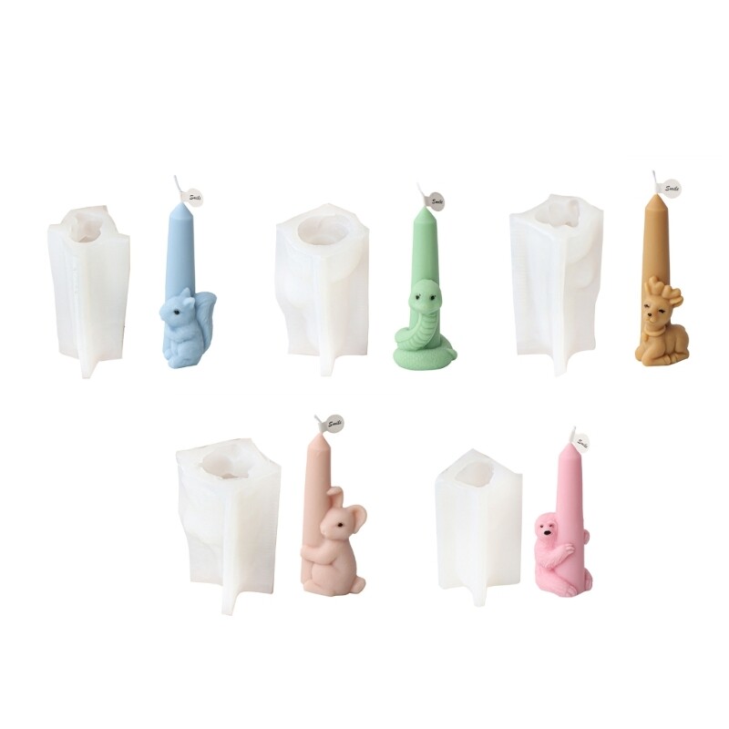 Squirrels Holding Molds Resin Silicone Molds Castings for Ramadans
