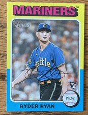 2024 Topps Heritage Mini Ryder Ryan Seattle Mariners RC #326