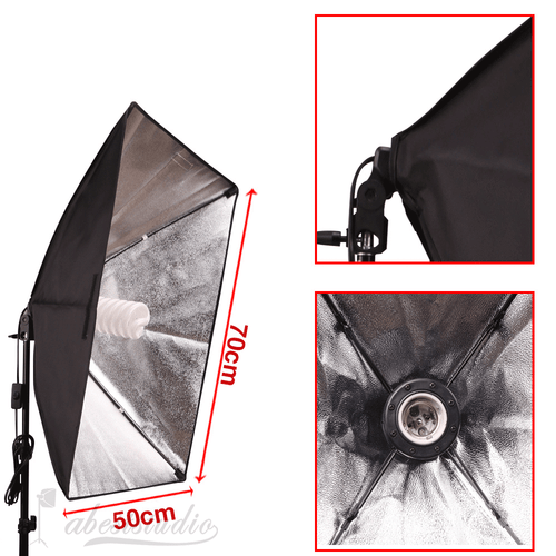 Photo Background Studio Soft Box Continuous Softbox Lighting Light Stand Kit UK - Picture 5 of 12