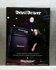DevilDriver Blackstar Amplifiers Promo Poster