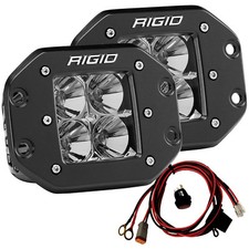 Rigid Industries D-series Pro Flood Led Lights Set Of 2 W Rear Cooling Fins