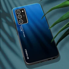 For Samsung Galaxy Note 20 Ultra/Note 20 Luxury Tempered Glass Back Case Cover