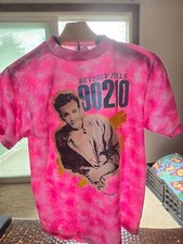 Beverly Hills 90210 - Luke Perry - Vintage T-Shirt - Single Stitch - L - Pink