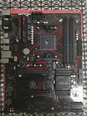 FOR ASUS PRIME B350-PLUS DDR4 AMD B350 VGA DVI HDMI 64GB ATX Motherboard