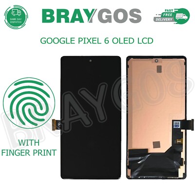 Für Google Pixel 6GB7N6 OLED LCD Display Touchscreen Digitizer + Rahmen Blende