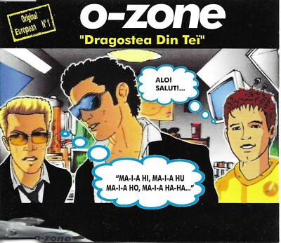 O ZONE Dragostea Din Tei ROMANIAN Vers & REMIX CD single SEALED Ozone USA Seller