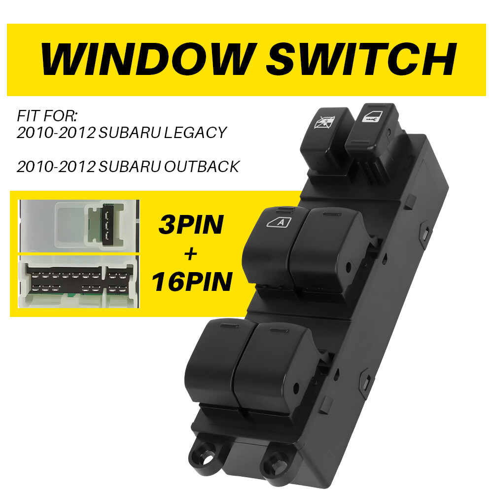 FOR 10-12 SUBARU LEGACY OUTBACK DRIVER SIDE MASTER POWER WINDOW CONTROL SWITCH B