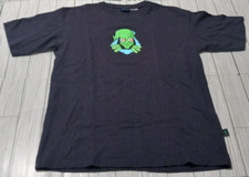 Vintage PHISH Dry Goods Alien Fish 2004 Graphic T Shirt 2000s Band Blue Small