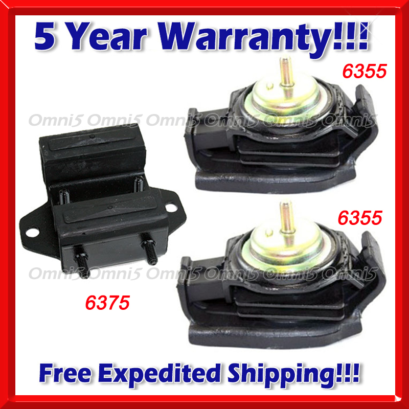 K364 Fit 1989-1994 Nissan 240SX 2.4L Front L & R & Transmission