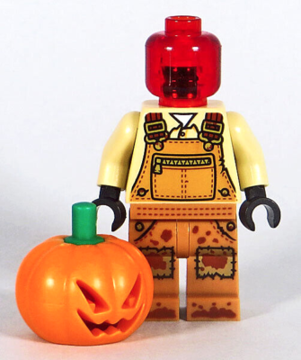 LEGO - Pumpkin Headed Scarecrow Stalker Minifigure Jack-O'-Lantern