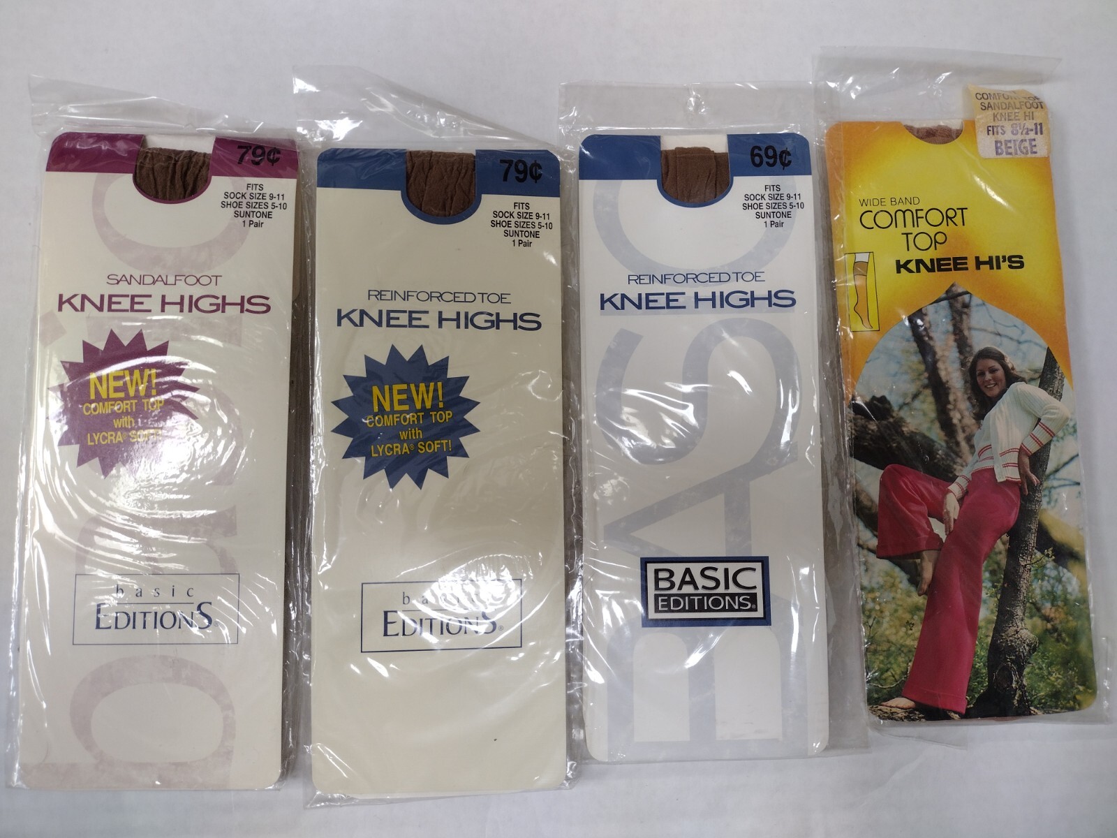 Vintage Nylons Kmart Basic Editions ComfortTop Kn… - image 1