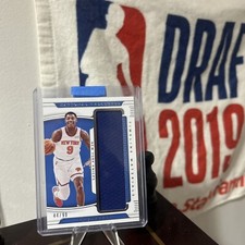 2021 Panini National Treasures Timeline Materials RJ BARRETT Game Used Patch