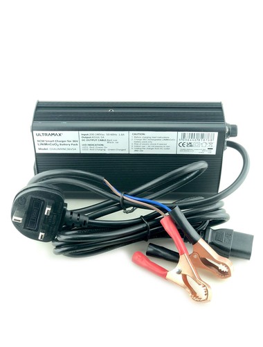 Ultramax 36V 5Ah 240V Lithium-ion (Li-ion), LiNiMnCoO2 Battery Charger - Picture 3 of 4