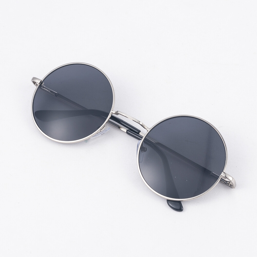 Runde Sonnenbrille Metall - Hippie Style Für Damen Und Herren