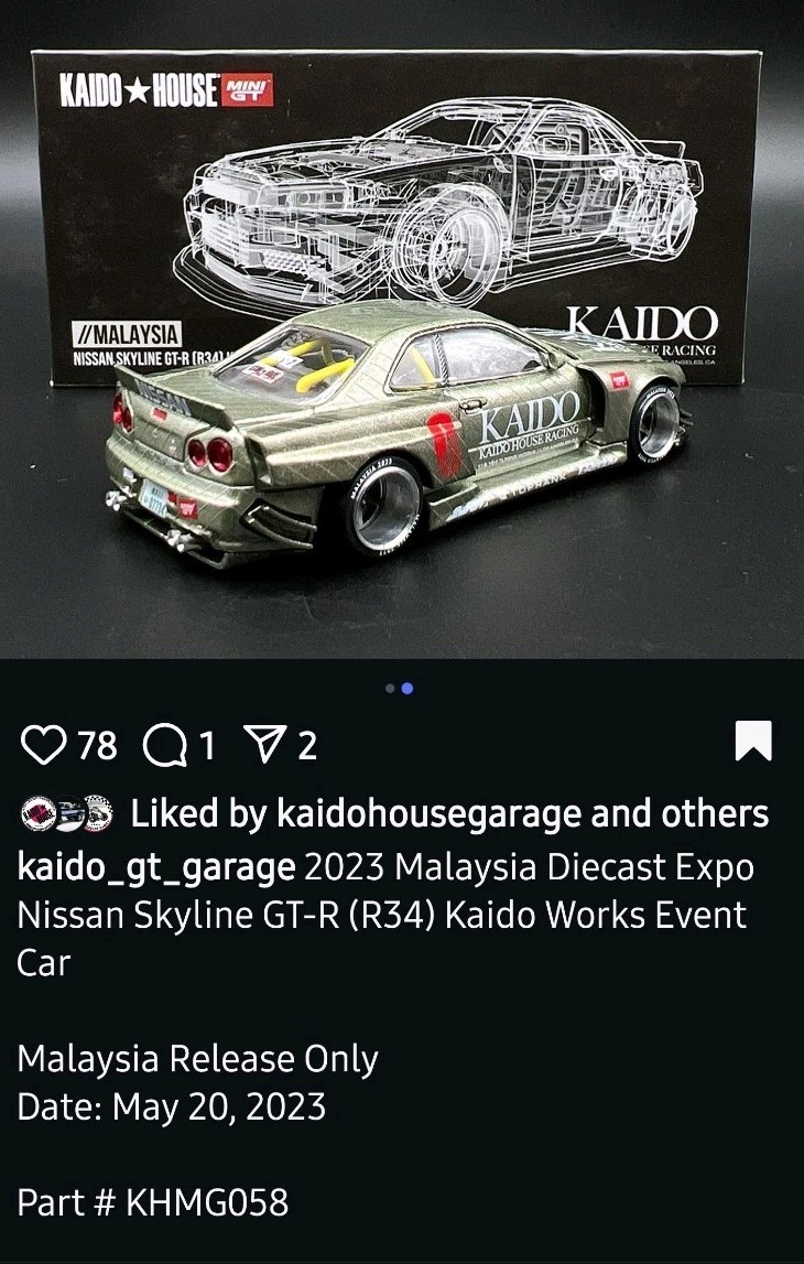 KAIDO HOUSE MDX Nissan Skyline GT-R R34 MALAYSIA MILLENNIUM