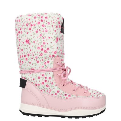 Bogner Damen Snowboot Mehrfarbig Rosa Weiß Synthetik High Top UK 5 UVP 275