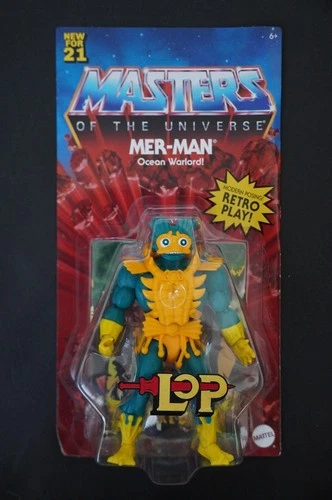 2021 MATTEL ORIGINS NEW FOR 21 MOTU MER-MAN LOP ACTION FIGURE #1