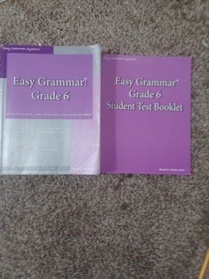 Easy Grammer: Grade 6 Student Workbook & Test Booklet, By Wanda Phillips